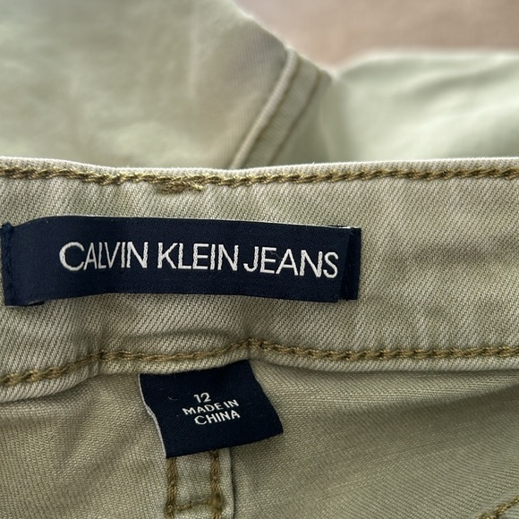 Women’s Calvin Klein Sage Green SkinnyJeans size 12 - Picture 6 of 7